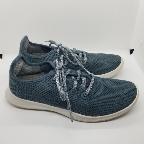 allbirds Tree Runners marine blue with white sole size 9 - Picture 1 of 10